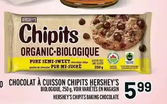 Metro Chocolat à cuisson chipits hershey's offer