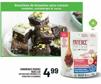Metro Canneberges patience fruit & co offer