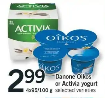 Fortinos Danone Oikos offer