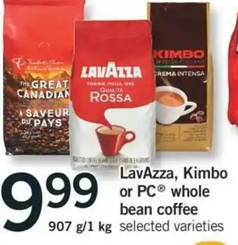 Fortinos Whole Bean Coffe offer