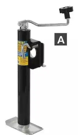 Princess Auto Power fist mechanical implement trailer jacks 2,000 lb offer