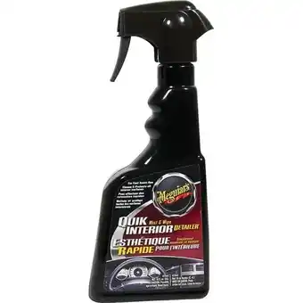 Princess Auto Meguiar's quifck mist & wipe interior detailer offer