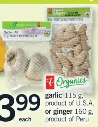 Fortinos Garlic Or Ginger offer