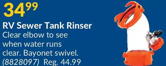 Princess Auto Rv sewer tank rinser offer