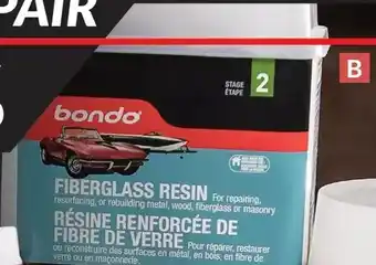 Princess Auto Bondo fibreglass resin 857 ml | 237 ml of resin and 6 ml of liquid hardener | 1 l of resin and 11 ml of liquid hardener | 3.5 offer
