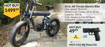 Princess Auto 20 in. all-terrain electric bike offer