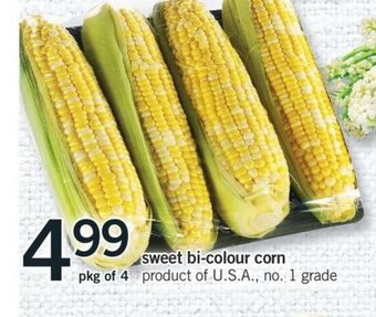 Fortinos Sweet Bi-colour corn offer