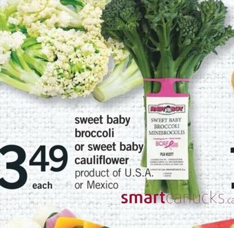 Fortinos Sweet baby broccoli offer