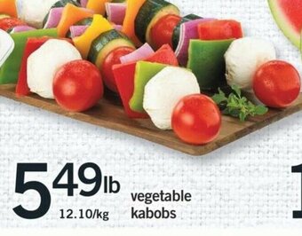 Fortinos Vegetable Kabobs offer