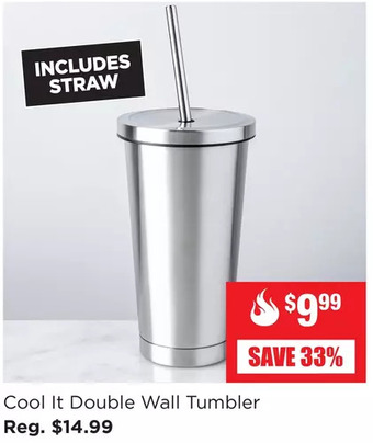 Kitchen Stuff Plus Cool it double wall tumbler offer