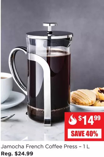 Kitchen Stuff Plus Jamocha french coffee press offer