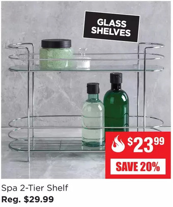 Kitchen Stuff Plus Spa 2-tier shelf offer
