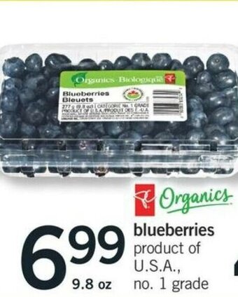 Fortinos Blueberries offer