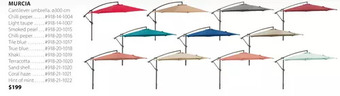 JYSK Murcia umbrella offer