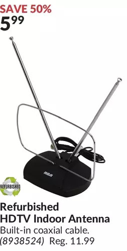 Princess Auto Refurbished hdtv indoor antenna offer