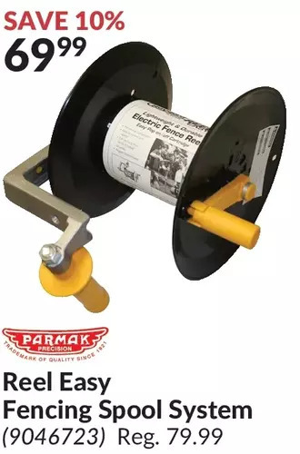 Princess Auto Parmak reel easy fencing spool system offer