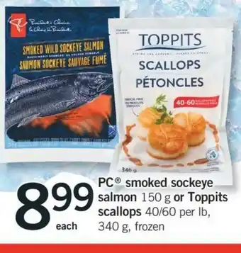 Fortinos Smocked Sockeye Salmon offer