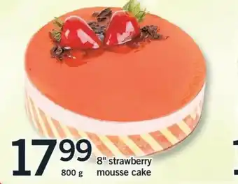 Fortinos 8'Strawberry Mousse Cake offer