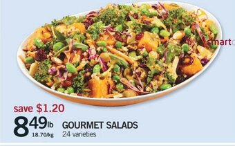 Fortinos GOURMET SALADS offer