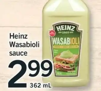 Fortinos Heinz Wasabili sauce offer