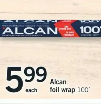 Fortinos Alcan foil wrap offer