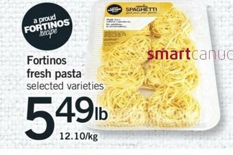 Fortinos Fortinos fresh pasta offer