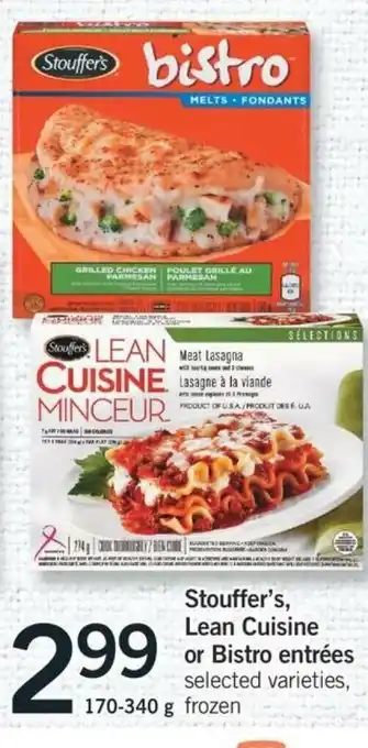 Fortinos Steoffer's Lean Cuisine offer