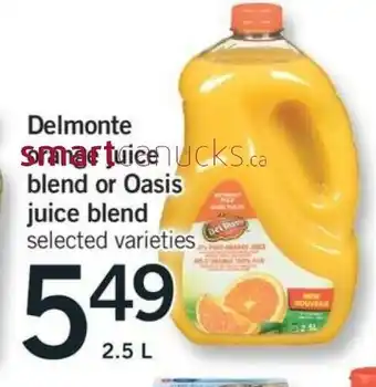Fortinos Delmonte Orange Juice Blend offer