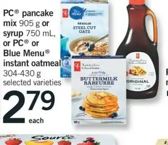 Fortinos Pancake Mix offer