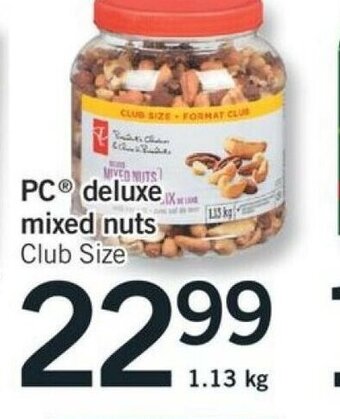 Fortinos Deluxe Mixed Nuts offer