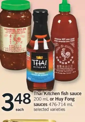 Fortinos Thai Kitchen Fish Sauce offer