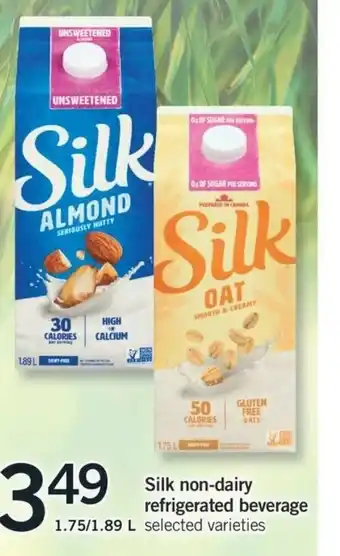 Fortinos Silk Non-diary Refrigerated Beverage offer