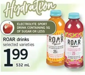 Fortinos Roar drinks offer