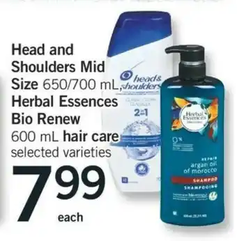 Fortinos Head and Shoulders Mid Size offer