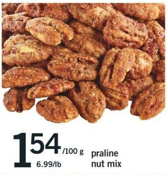 Fortinos Praline nut mix offer
