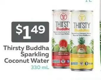 Fortinos Thirsty BUddha Sparkling offer