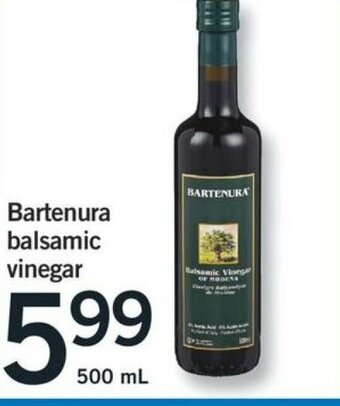 Fortinos Bartenura balsamic vinegar offer