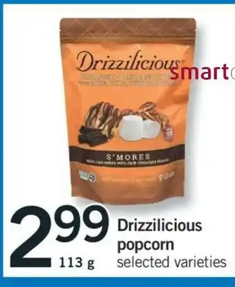 Fortinos Drizzilicious popcorn offer