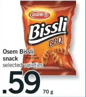 Fortinos Osem Bissli snack offer
