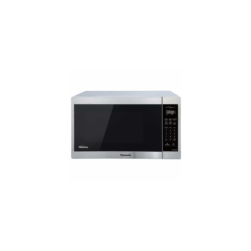 Best Buy Panasonic nnsc678s genius 1.3 cu. ft. 1200 w stainless-steel inverter microwave 10/10 condition - open box offer