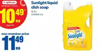 Real Canadian Superstore Sunlight liquid dish soap offer
