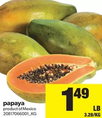 Real Canadian Superstore Papaya offer