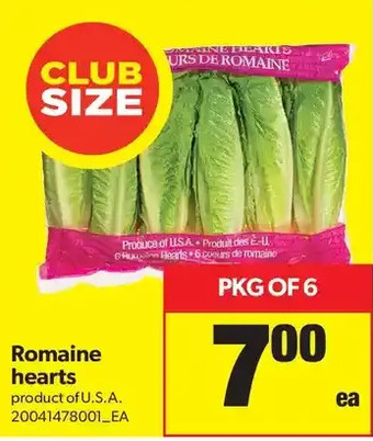 Real Canadian Superstore Romaine hearts offer