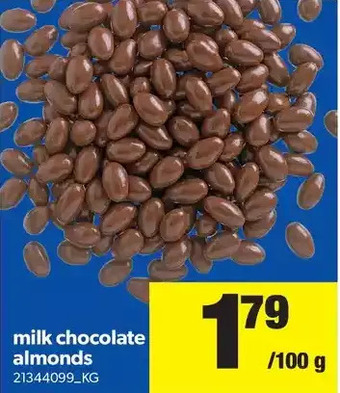 Real Canadian Superstore Milk chocolate almonds offer