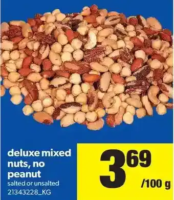Real Canadian Superstore Deluxe mixed nuts, no peanut offer