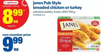Real Canadian Superstore Janes pub style breaded chicken or turkey offer
