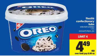 Real Canadian Superstore Nestlé confectionary tubs offer