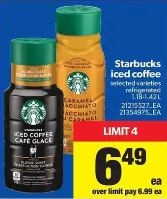 Real Canadian Superstore Starbucks iced coffee offer