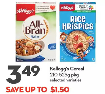 Longo's Kellogg's cereal offer