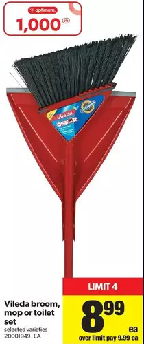 Real Canadian Superstore Vileda broom, mop or toilet set offer